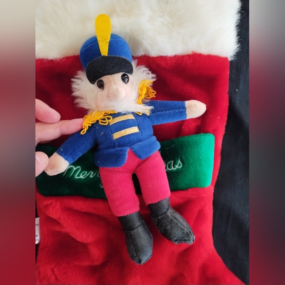 3 Vintage 1990s Quality JC Penny's Christmas Collection Plush Attached - Picture 8 of 12